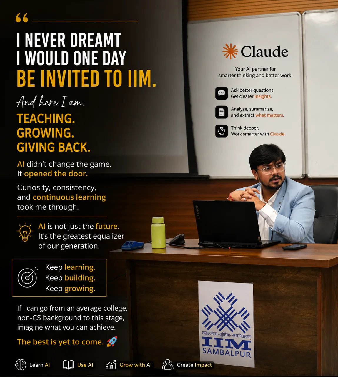Shashank's journey